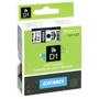 DYMO CINTA D1 19mm x 7m NEGRO/BLANCO S0720830